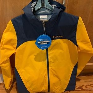 NWT Columbia Boys Rain Jacket
